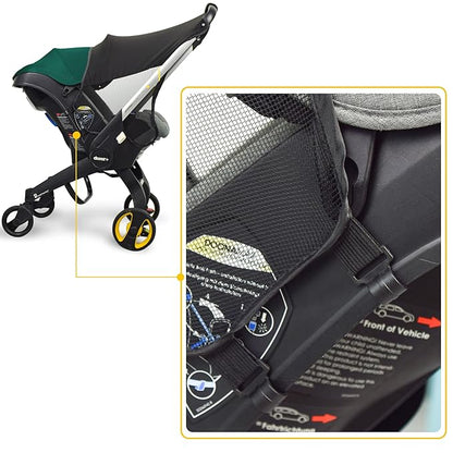 Custom Designed Sunshade Extension Compatible with Doona car seat Stroller, Marsheepy Stroller Sun Shade Baby Car seat UV Protection Sun Cover for Baby Pushchairs Strollers