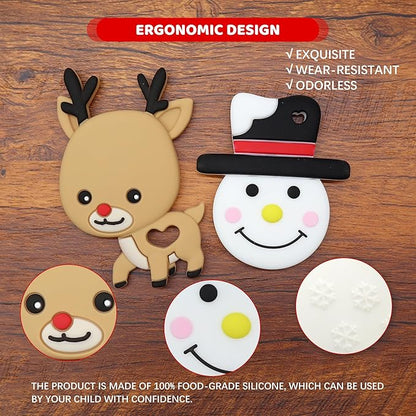 Baby Teething Toys, Silicone Teether for Babies