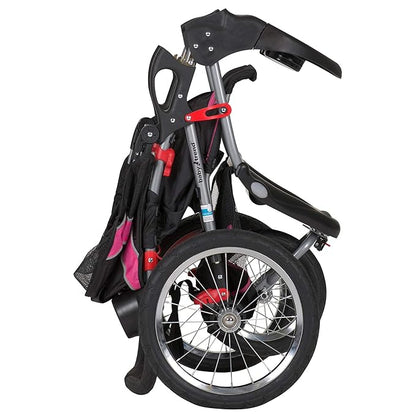 Baby Trend Expedition® Jogger Travel System with EZ Flex-Loc® Infant Car Seat, Bubble Gum