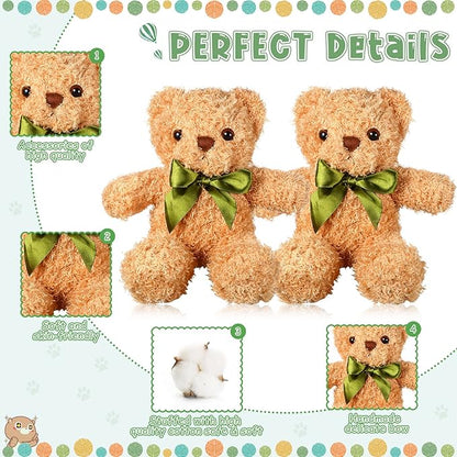 HyDren 24 Pcs Cute Stuffed Bear Plush Doll Gift Bulk 10 Inch