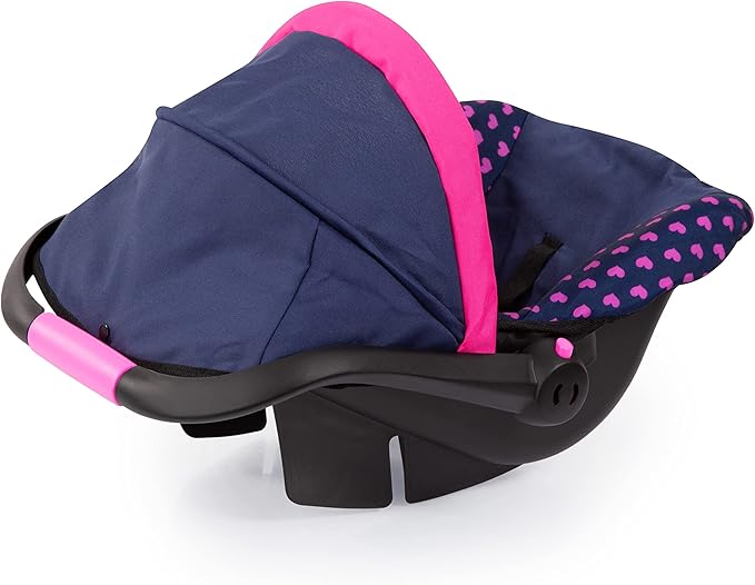 Bayer Design Baby Doll Deluxe Car Seat with Canopy- Blue