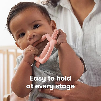 Frida Baby Get-A-Grip BabyTeether for Teething Relief | 100% Food-Grade Silicone Teething Toys for Baby 0-6, 12 18 Months