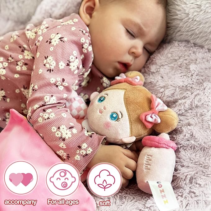 OUOZZZ Soft Baby Doll for Girls - My First Baby 10"