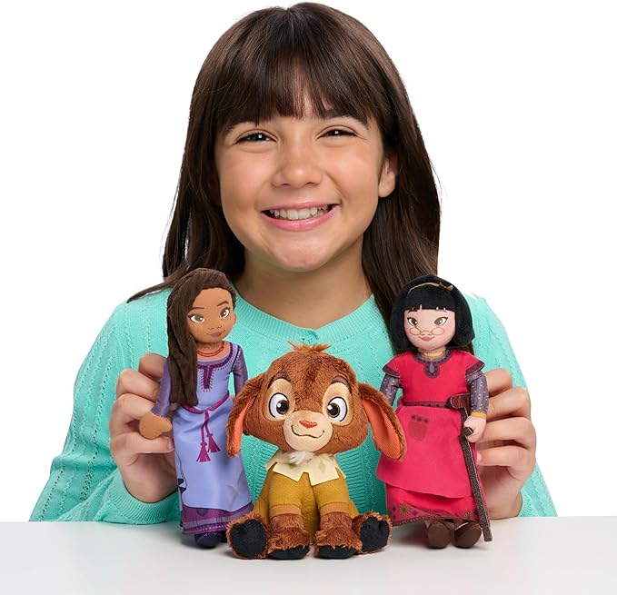 Disney Wish Small 7.5-inch Interactive Plush Dahlia Doll, Soft Plushie 2 Up
