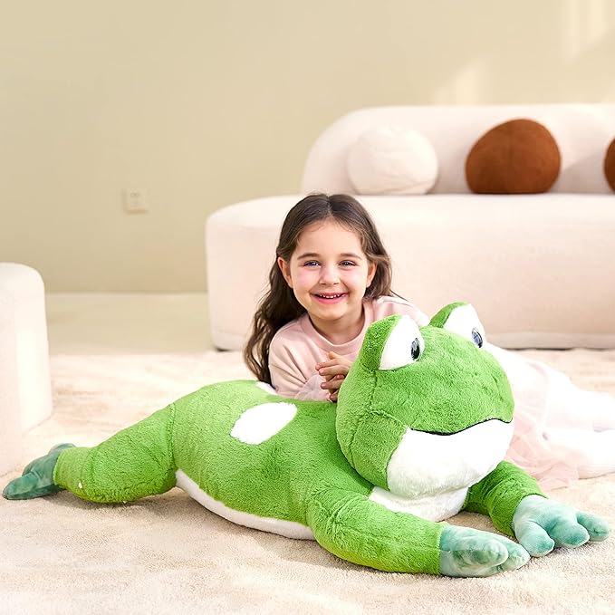 IKASA Giant Frog Stuffed Animal Plush Toy, 30" Large Frog