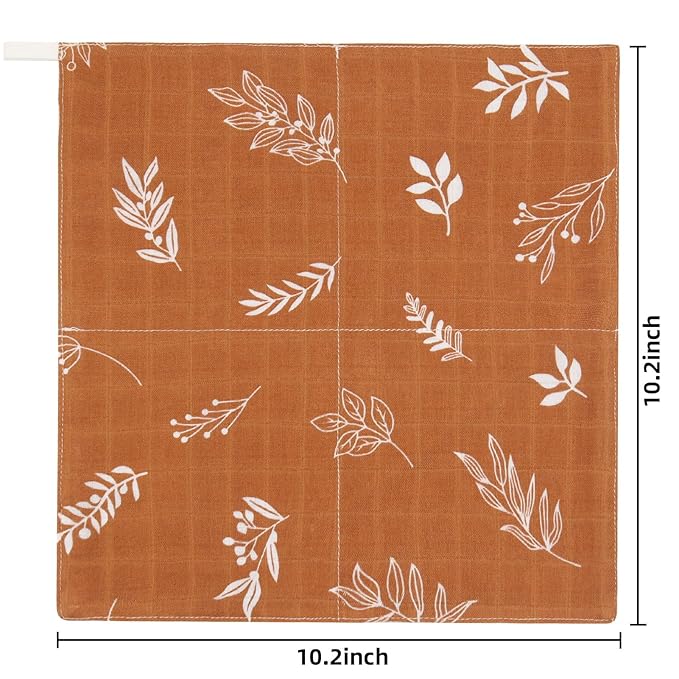 LifeTree Baby Washcloths, Muslin Face Towels
