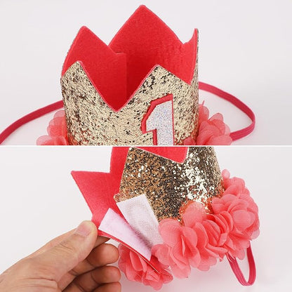 First Birthday Hat, Boy Girls Party Hats Baby Birthday Hat 1 1st