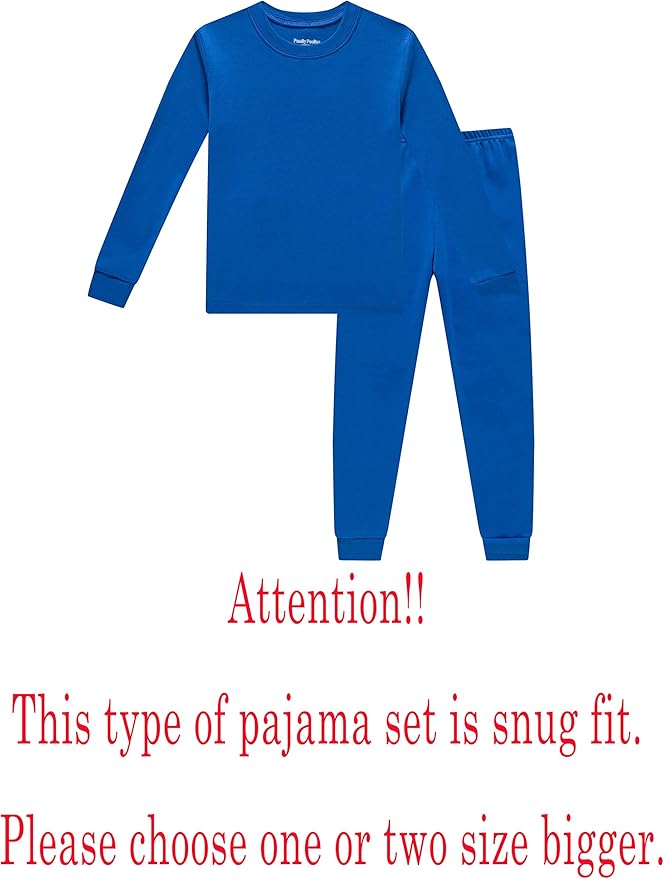Family Feeling Little Big Boy Pajamas Sets 100% Cotton Pjs
