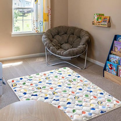 Premium Foam Baby Play Mat 59" X 59", Thick One-Piece Crawling Mat