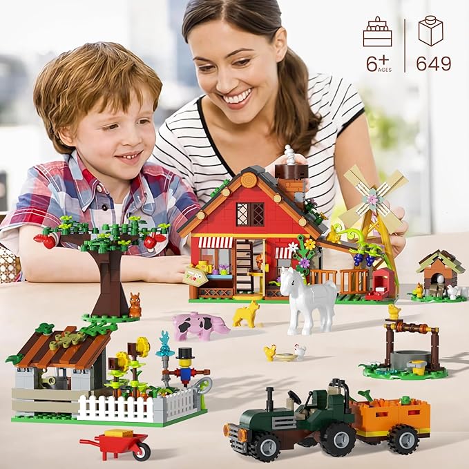 Farm House Building Set, Farmhouse Building Set 6+ Party