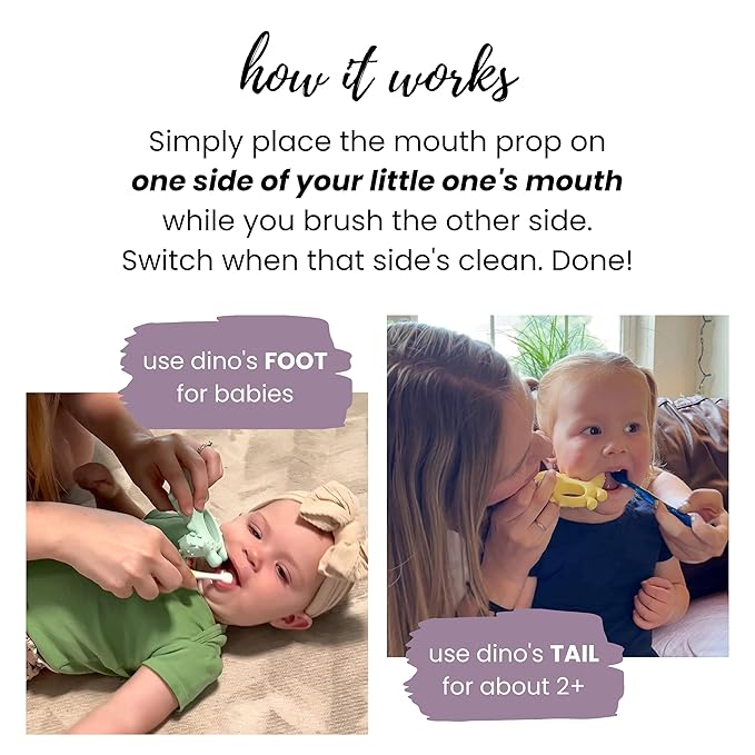 Brushing Buddy - 2-in-1 Silicone Teether and Brushing-Time Mouth Prop