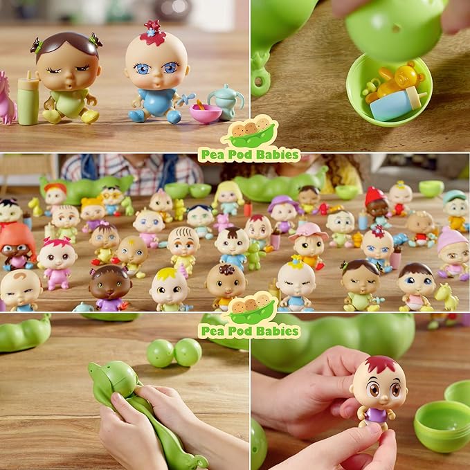 Pea Pod Babies - Collectible Mystery Surprise Toy with Mini Baby, Clothing