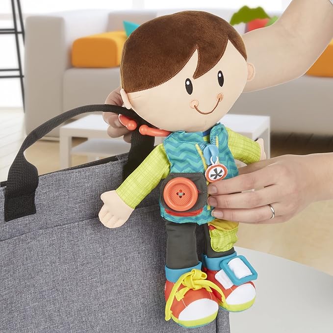 Playskool Dressy Kids Boy Activity Plush Stuffed Doll Toy 2 Years
