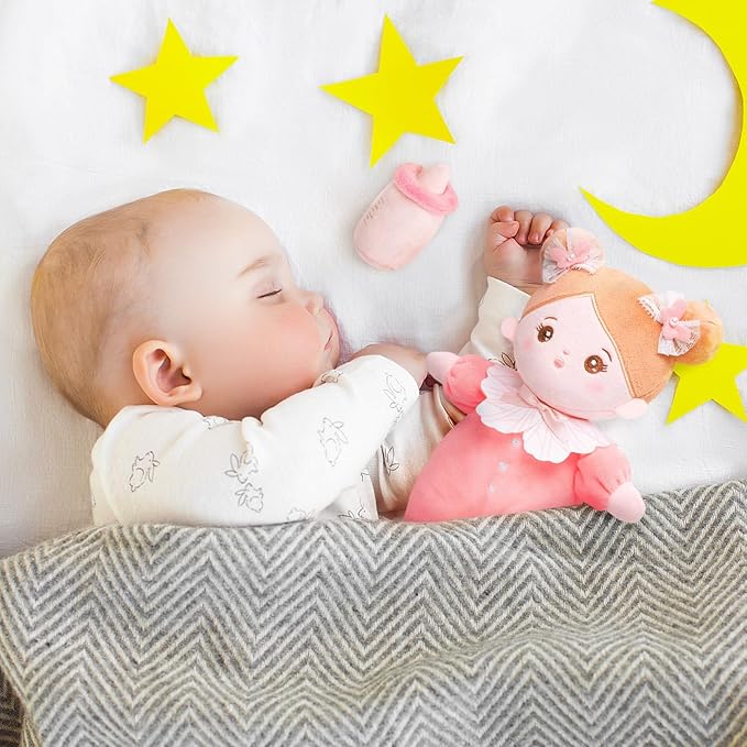 OUOZZZ Soft Baby Doll Set for Girls - My First