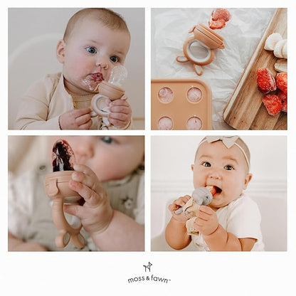 Forage Feeder, Soothing Silicone Frozen Baby Food Teething Toy