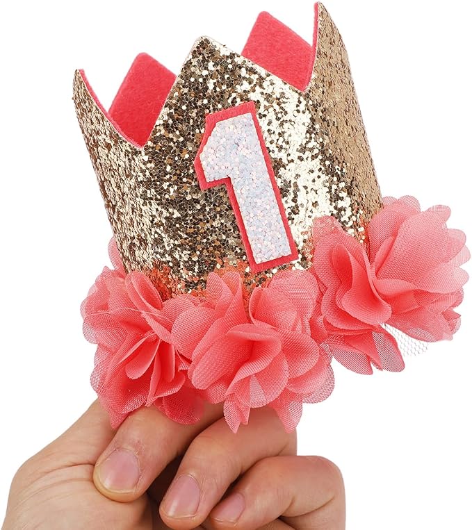 First Birthday Hat, Boy Girls Party Hats Baby Birthday Hat 1 1st