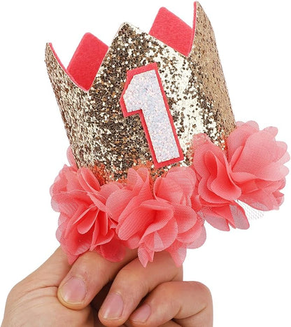 First Birthday Hat, Boy Girls Party Hats Baby Birthday Hat 1 1st