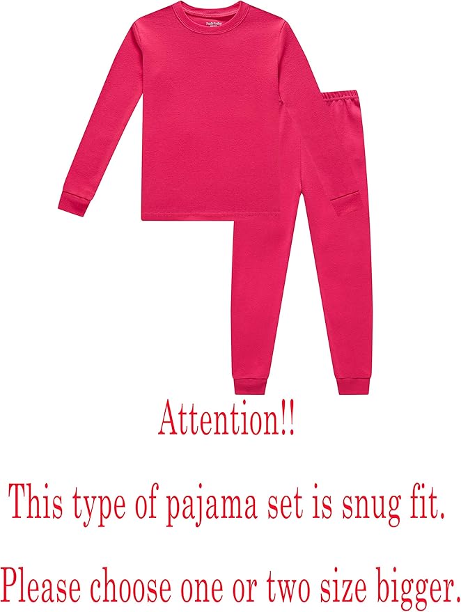 Family Feeling Little Big Boy Pajamas Sets 100% Cotton Pjs