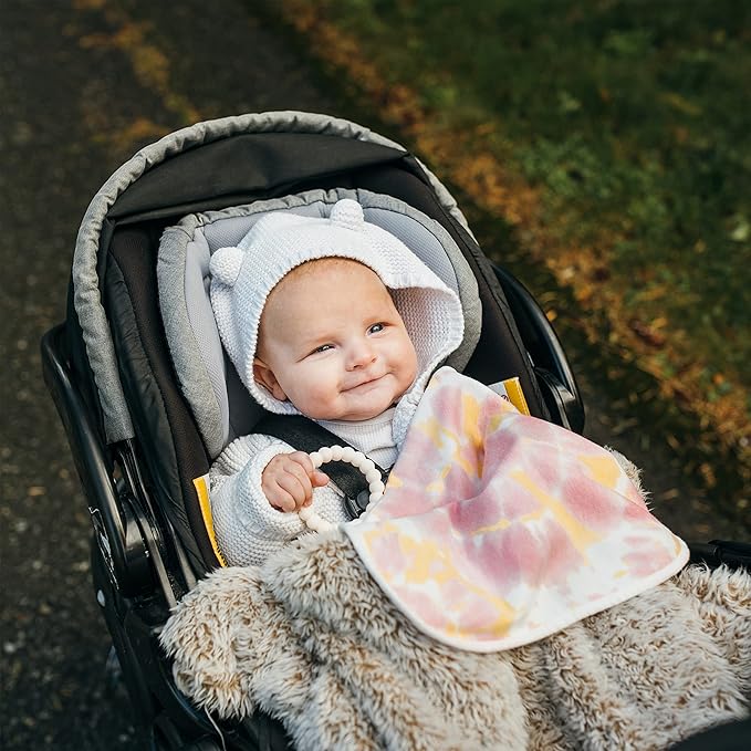Dr. Brown's Lovey Blanket with Beaded Ring Teether and HappyPaci
