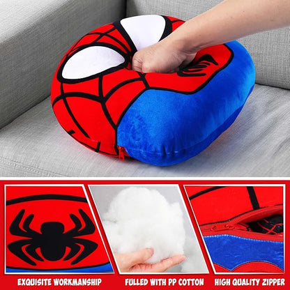 Hevano 3 in 1 Spider Plush Pillow, Super Soft Stuffed Animal Toys for Kids Adults 2 Babies