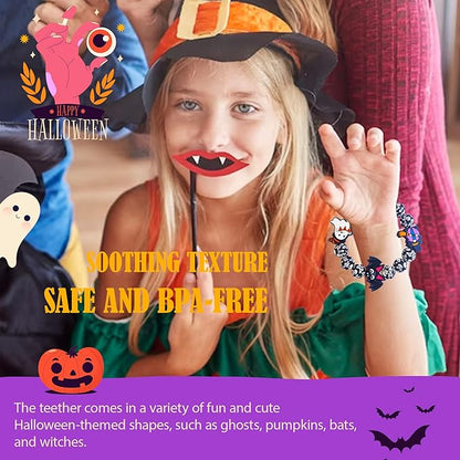 Halloween Baby Toy Gothic Baby Teether Ring Baby Stuff Teething