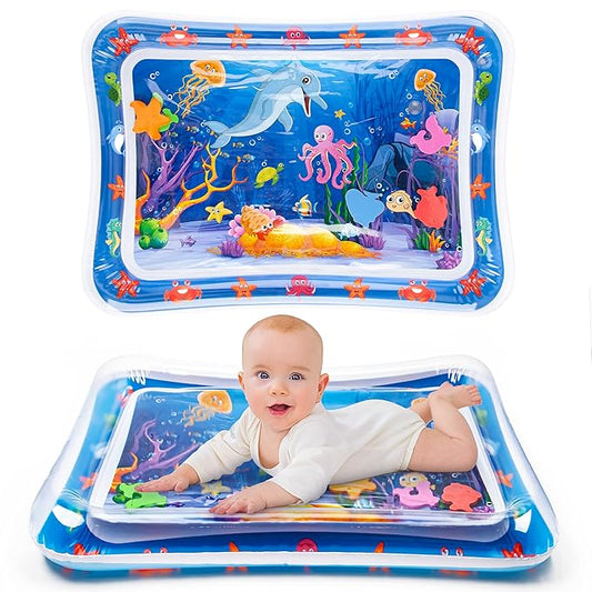 Tummy Time Water Mat丨Inflatable Tummy Time Water Play Mat 3 to 12 Months