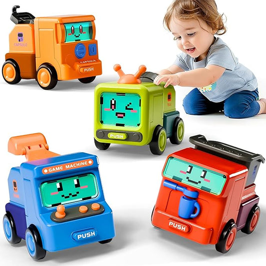 iPlay, iLearn 2 in 1 Toddler Car Toys Set 3 4 5 6