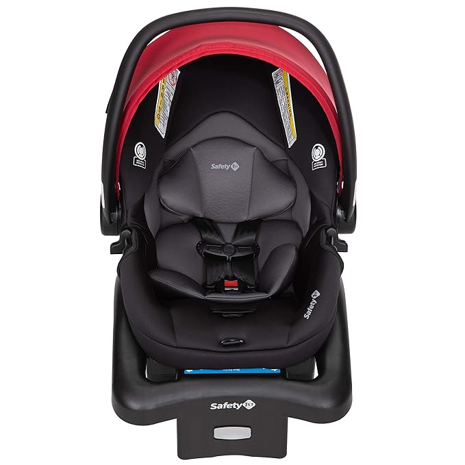 Safety 1st Smooth Ride Travel System Stroller and Car Seat OnBoard™ FLX - Efficient Infant Car Seat Stroller and Infant Car Seat and Stroller Combo, Black Cherry