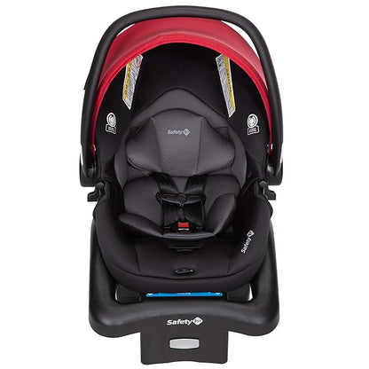 Safety 1st Smooth Ride Travel System Stroller and Car Seat OnBoard™ FLX - Efficient Infant Car Seat Stroller and Infant Car Seat and Stroller Combo, Black Cherry