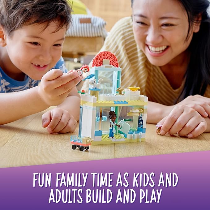 LEGO Friends Pet Clinic 41695 Building Kit; with 2 Mini-Dolls 4 and (111 Pieces)