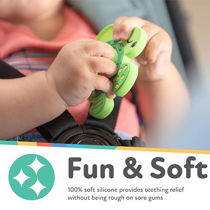Nuby Teethe N' Pop Sensory Play Teether - Baby Teething Toy 3+ Months