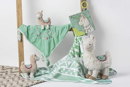Mary Meyer Baby Lily Llama Character Blanket 13"x13"