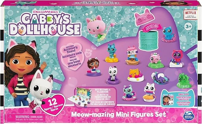 Gabby's Dollhouse, Meow-Mazing Mini Figures 12-Pack (Amazon Exclusive) 3 and