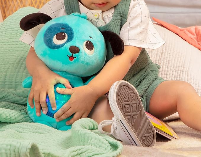 B. toys- B. baby –Baby Soothing Plush Dog- Gloiwng Tummy Dog–6 Months