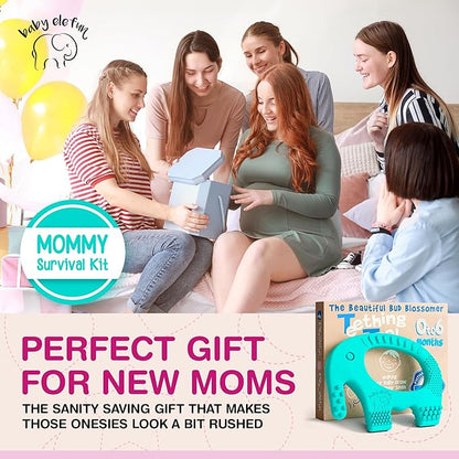 Teething Toys for Babies Age 0 to 12 Months - Baby Elefun 5X Pain Relief Smart Teether