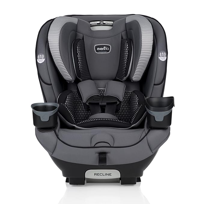 Evenflo EveryFit 3-in-1/All4One Convertible Car Seat (Winston Gray)