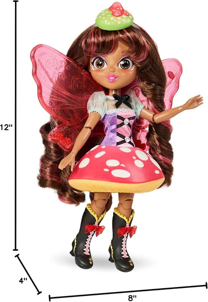 Sunny Days Entertainment Fidgie Friends Fairie Garden, Butterfly-Winged Fashion Doll with Fidget Features