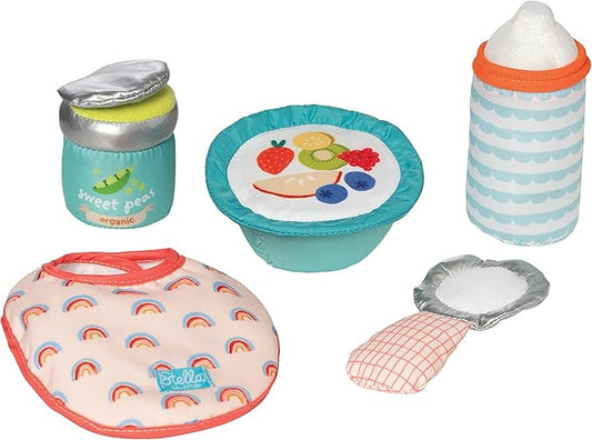 Manhattan Toy Stella Collection Baby Doll Feeding Set for 12" 15" Dolls