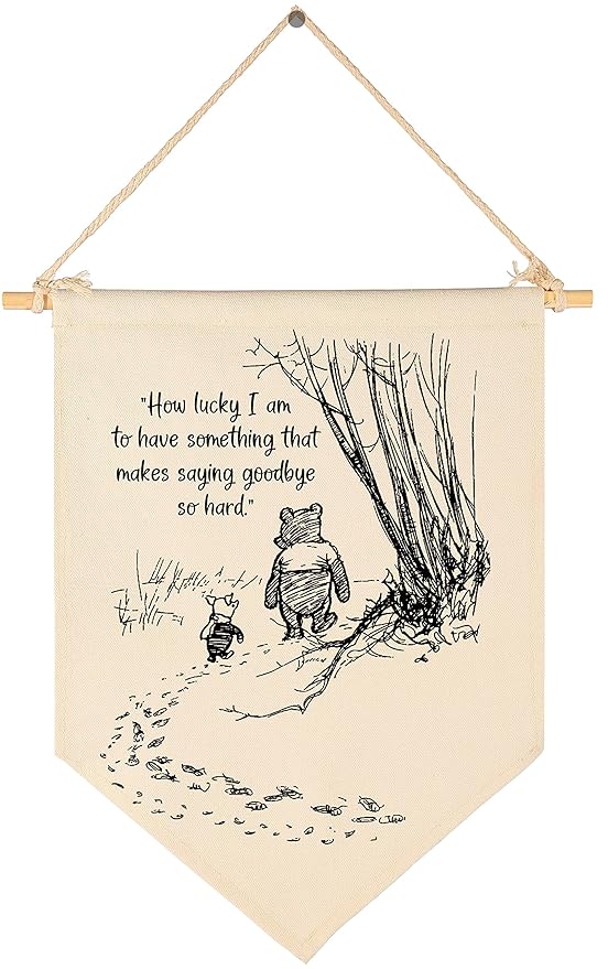 Winie Nursery Flag the Pooh,Nursery Wall Decor