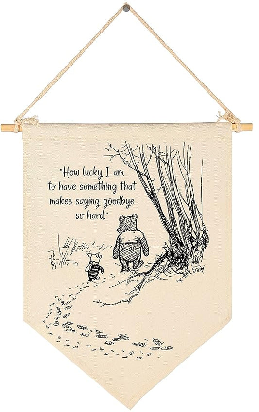 Winie Nursery Flag the Pooh,Nursery Wall Decor
