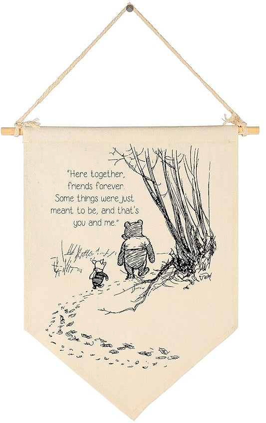 Winie Nursery Flag the Pooh,Nursery Wall Decor