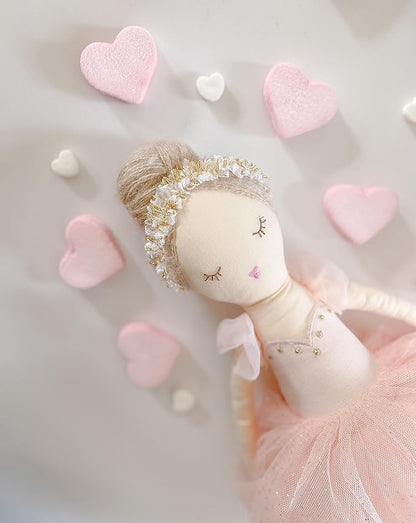 MON AMI Belle The Ballerina Stuffed Doll – 22”, Plush Ballerina Doll for Girls