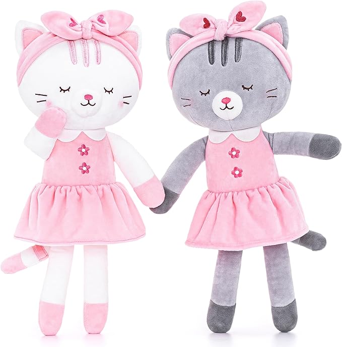 Lazada Stuffed Cat Dolls Animal Kitty Plush Toy Baby Girl 16"