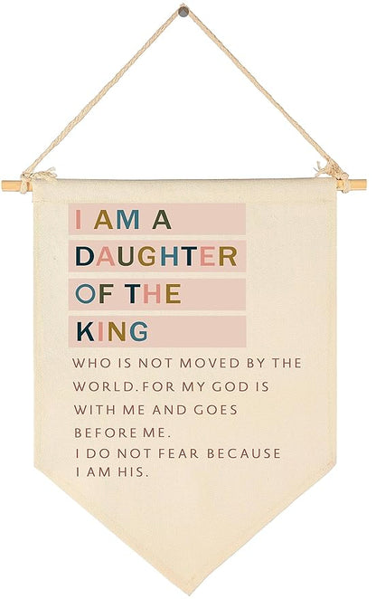 I Am A Daughter Of the King-Inspirational Flag Sign Gifts