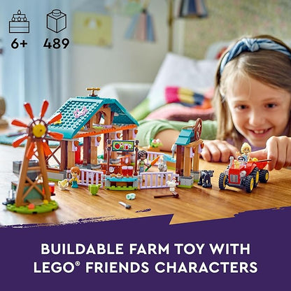 LEGO Friends The Sanctuary of The Farm Animals, Building Toy with Tractor, Mill, 3 Mini Dolls and 5 Animals, Toys for Girls and Children from 6 Years and Older, Gift Ideas 42617