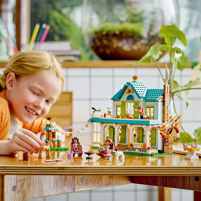 LEGO Friends Autumn's House 41730, Dolls House Playset with Accessories, Toy Horse & Mia Mini-Doll, Toys for Girls and Boys 7 Plus Years Old, Birthday Gift Idea