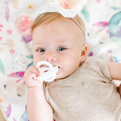 Ryan and Rose Cutie Bit Teether (White)