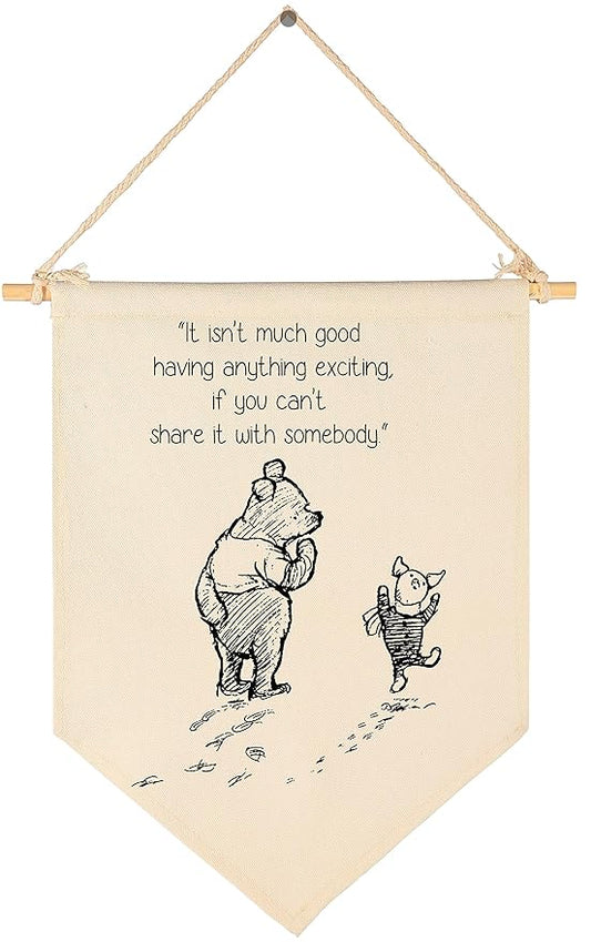 Winie Nursery Flag the Pooh,Nursery Wall Decor