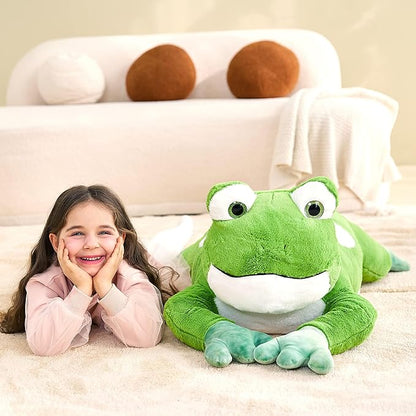 IKASA Giant Frog Stuffed Animal Plush Toy, 30" Large Frog