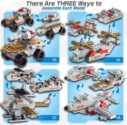 Sitodier STEM Building Set Toy | 811pcs Construction 25 in 1 Cruiser Ocean Ship Building Toy for 6 Years Up Boys | 25 Models Engineering Building Bricks Kit for Kids Ages 6 7 8 9 10 11 12 Years Old